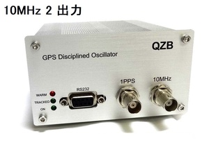 ♪ [ホールドオーバー機能搭載 / 10MHz 2出力] GPSDO / GPS同期発振器 基準発振器 周波数標準マスタークロック / 最大7出力 (75Ω可能)
