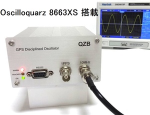 ♪ [ホールドオーバー機能搭載]二重恒温槽 Oscilloquzrtz 8663XS OCXO搭載GPSDO / マスタークロック GPS同期発振器 10MHz /7出力迄増設可