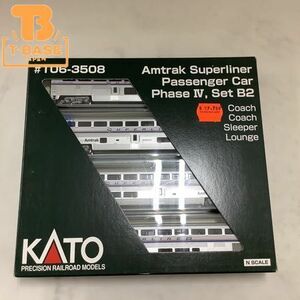 1円〜 破損 KATO Nゲージ #106-3508 Amtrak Super liner Passenger Car Phase IV set B2 アムトラック 外国車両