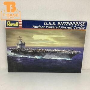 1円〜 同梱不可 ジャンク Revell 1/400 U.S.S ENTERPRISE Nuclear Powered Aircraft Carrier プラモ 船