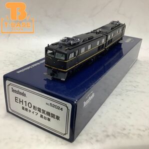 1円〜 動作確認済み 天賞堂 HOゲージ No.52024 EH10形電気機関車 量産タイプ 黒台車の画像1