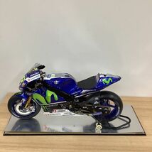 1円〜 店頭受取限定ジャンク デアゴスティーニ 1/4 YAMAHA YZR-M1 バレンティーノ・ロッシモデル_画像7