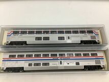 1円〜 KATO Nゲージ #106-3502 Amtrak Superliner Passenger Car Phase III 4 Car Set B アムトラック 外国車両_画像3