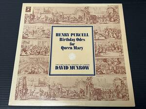 【O-237】LP パーセル　メアリー女王の誕生日のためのオード　マンロウ指揮