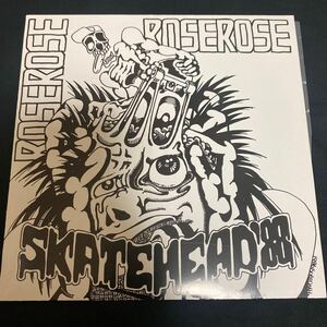 【美品】 Roserose 「Skatehead'88」DOG-17 国内盤 1987年 パンク レコード EP