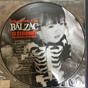 BALZAC 「13 Stairway - The Children Of The Night -」 PXLP-025 国内盤 1998年 パンク ピクチャー盤 インサート付き レコード LP