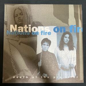 Nations on fire 「Death Of The Pro-Lifer」 GEN21 ベルギー盤 1995年 インサート付き レコード LP