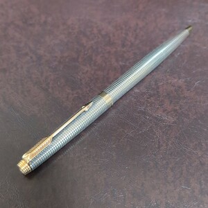 パーカー PARKER シズレ 75 アメリカ製 バーメイル スターリングシルバー STERLING SILVER 銀製 ボールペン　管R4