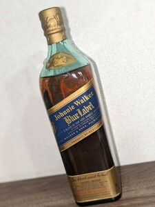 Johnnie Walker Johnny War car BLUE LABEL blue label old model old model old sake Scotch whisky whisky rare Vintage rare 