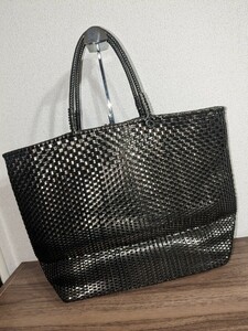 [ beautiful goods ]ANTEPRIMA Anteprima tote bag in torechio Large handbag basket summer wire gray black Large high capacity 