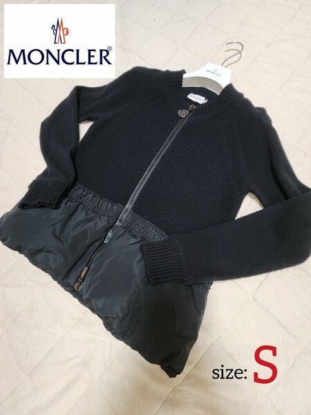 MONCLER　モンクレール　ニット　ダウン　切り替え　コンビ　ジャケット　 ウール カーディガン