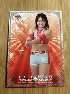  [Sareee]bbm 2012 true heart 女子プロレス レギュラー カード WWE　(2024 無し