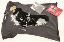 MICHAEL JACKSON マイケルジャクソン Amplified Vintage Tシャツ レディース L 公式 バッジセット　ポストカード 新品未使用　MX-102_画像1