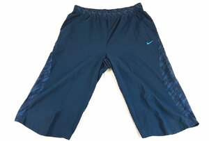 ナイキ NIKE FITDRY ネイビー系 7分丈 トレーニングパンツ XL MY-29