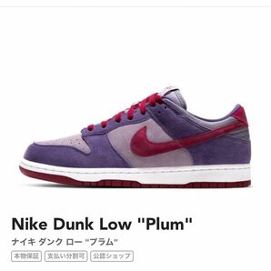 Nike Dunk Low "Plum"ナイキ ダンク ロー "プラム"