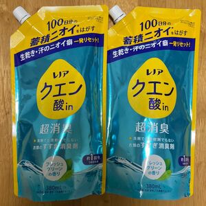 レノア クエン酸in フレッシュグリーンの香り　詰め替え　380ml ×2個