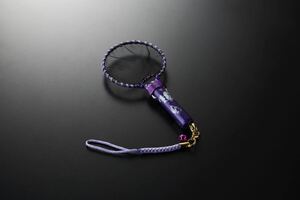ヤフセイタモキーホルダー LC02 めだか　紫　ヤフセイメダカ　ブラストゾンビ　紫タモ　キーホルダー めだか用品