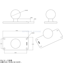 在庫あり RAM MOUNTS ラムマウント RAM-202U-24 -24 スクエアベース 4穴 P1.5x3.5inch 1.5インチボール -24_画像2