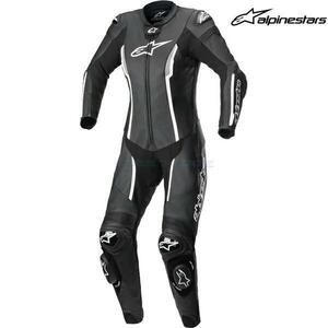 セール特価 アルパインスターズ レディース 3180122 STELLA MISSILE v2 LEATHER SUIT BLACK WHITE(12) サイズ:44