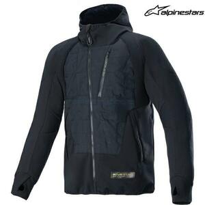 セール特価 アルパインスターズ ジャケット 4201824 MO.ST.EQ HYBRID HOODED BLACK(10) サイズ:2XL