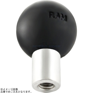 在庫あり RAM MOUNTS ラムマウント RAM-B-348U ボールアダプター 1/4-20x7/16inchネジ穴付 1インチボール