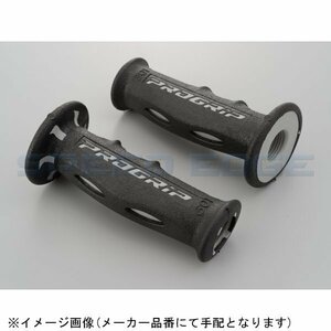 在庫あり DAYTONA デイトナ 98028 PROGRIP(プログリップ) スーパーバイクグリップ #601 耐震GEL 120mm 貫通 グレー/ブラック