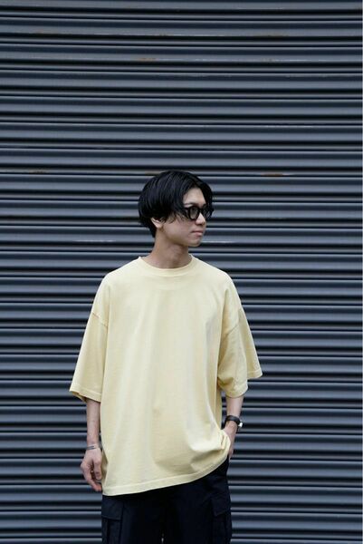 EVCON PIGMENT WIDE S/S TEE[LIME]