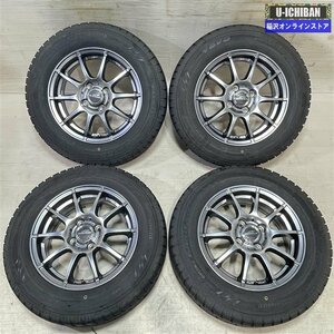 アクア ヴィッツ 80系 シエンタ 等 シュナイダー 5.5-14+38 4H100 トーヨー ガリットGIZ 175/70R14 14インチ スタッドレス 4本セット 009