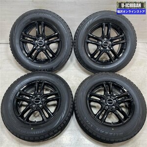 プリウス カローラスポーツ ツーリング 等 BALMINUM 6-15+43 5H100 ブリヂストン VRX 195/65R15 15インチ スタッドレス 4本セット 009