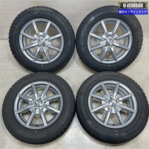 プリウス カローラスポーツ カローラツーリング 等 LEYCEA 6-15+43 5H100 ヨコハマ IG50+ 195/65R15 15インチ スタッドレス 4本セット 009