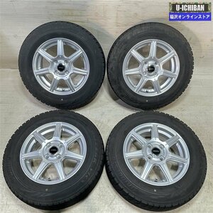 ヤリス ヴィッツ 80シエンタ 等 トップラン 5.5-14+45 4H100 2020年製 ブリヂストン VRX 175/70R14 14インチ スタッドレス 4本セット 009