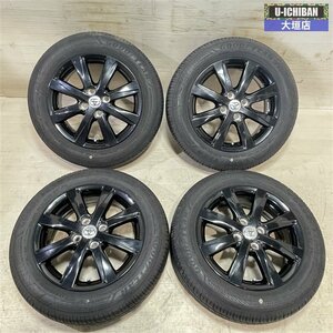 バリ溝 2021年製 グッドイヤー ECO EG02 175/65R15 15インチ トヨタ アクア 純正 5.5-15+45 4H100 4本 スペイド フィールダー 002R