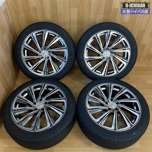 ロクサーニ テンペストタービン 19インチ 8J +38 5H 114.3 & BS レグノ GRVⅡ 245/45R19 96W 4本 アルファード フーガ スカイライン 等 004