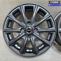 ヤリス アクア スイフト スペイド E12ノート MAZDA2 等 アクセルフォー 5.5-14+42 4H100 14インチ ホイール 4本セット 009_画像2