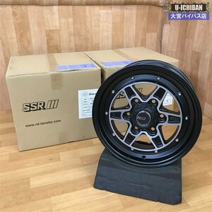 【アウトレット】数量限定 新品・未使用 SSR ディバイドMK6 16インチ 6.5J +38 6H 139.7 4本 フラットブラックポリッシュ ハイエース 004