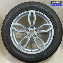 BMW G05 X5 等 AGA WELT 8-19+28 5H112 ブリヂストン DM-V3 265/50R19 19インチ スタッドレス 4本セット 009_画像2