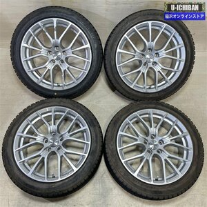 30/50プリウス カローラスポーツ 等 ラ・ストラーダ 7-17+40 5H100 ブリヂストン VRX2 215/45R17 17インチ スタッドレス 4本セット 009