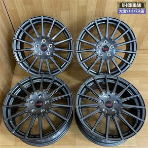 美品! WRX 1929STI Genuine 18 Inch 7.5J +55 5H 114.3 4本 WRX 1929流用で レヴォーグ Forester Blackストレック 等 004