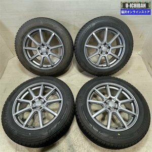 レクサスRX アウトランダーPHEV 等 GRASS 8-18+42 5H114.3 2021年製 ブリヂストン DM-V3 235/60R18 18インチ スタッドレス 4本セット 009