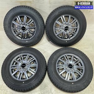  легкий грузовик Hijet Atrai Sambar N-VAN и т.п. BALMINUM 4-12+42 4H100 Dunlop SV01 145R12 6P 12 дюймовый зимний 4 шт. комплект 009