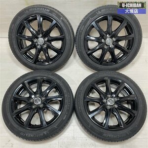 120系 ラクティス等 ブランドルライン 6.5-16+48 5H100 2020年製 ミシュラン プライマシー3 195/50R16 16インチ 4本セット 002R