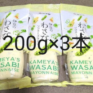 カメヤ　伊豆のわさびマヨネーズタイプ　200g×3 