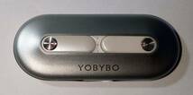YI オ5-149 YOBYBO CARD20 PRO 完全ワイヤレスイヤホン シルバーホワイト Bluetooth 5.2 ノイズキャンセリング_画像2