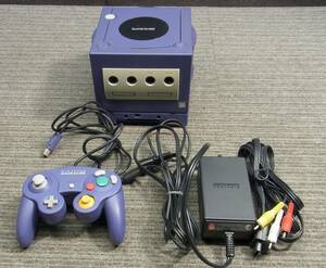 YIki5-216 Nintendo Game Cube violet body Game Boy player controller NINTENDO nintendo GC used 