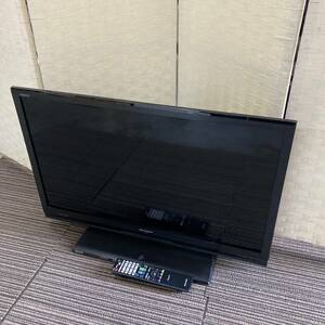 送料無料!!SHARP シャープ 32インチ液晶テレビ LC-32H10 本体 リモコン B-CAS 初期化済み 動作品 2013年製/052-14