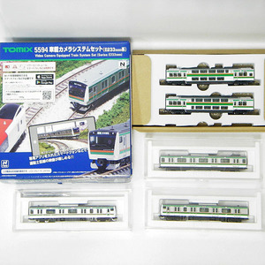 【Nゲージ 中古良品】TOMIX / トミックス：5594 東海道線 E233-3000系 車載カメラシステムセット＋増結セットB：合計5両セット 室内LED化