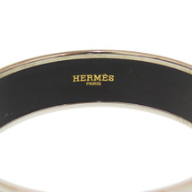 美品 エルメス エマイユGM 七宝焼き グレー P刻印 バングル アクセサリー 0201 HERMES_画像2