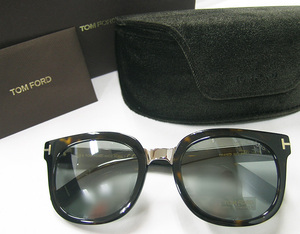 ラスト TOM FORD トムフォード 正規品 サングラス TF0479D-5552C HAVANA ブラウン系 ウェリントン 新品 黒ケース 