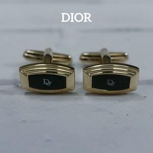 [ анонимность рассылка ] DIOR Dior запонки Gold Logo чёрный 2