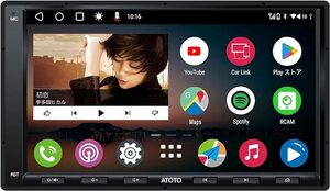ATOTO A6 PF Androidカーナビ，ダブルDINカーステレオ、ワイヤレスCarPlay、ワイヤレス Android A